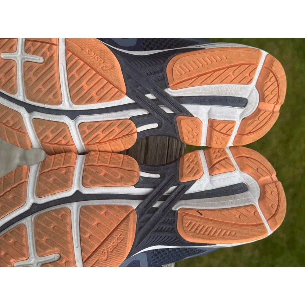 Asics GT-2000 6 Womens‎ Running Shoes Blue Orange T855N Size 9.5